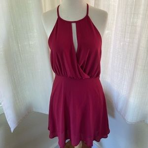 Maroon Cocktail Dress